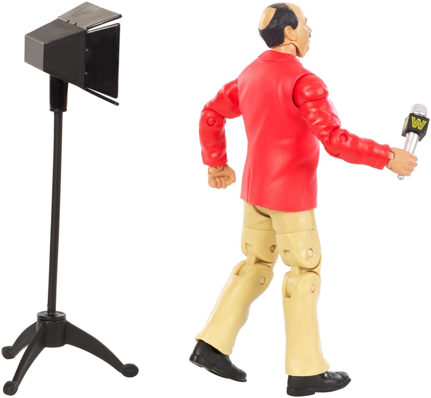 WWE – Collection Elite – Série Flashback – Figurine articulée – Mean Gene Okerlund