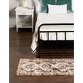 thumbnail image 3 of Rugs.com Charlotte Collection Rug – 8 Ft Runner Brown Low-Pile Rug Perfect For Hallways, Entryways, 3 of 8