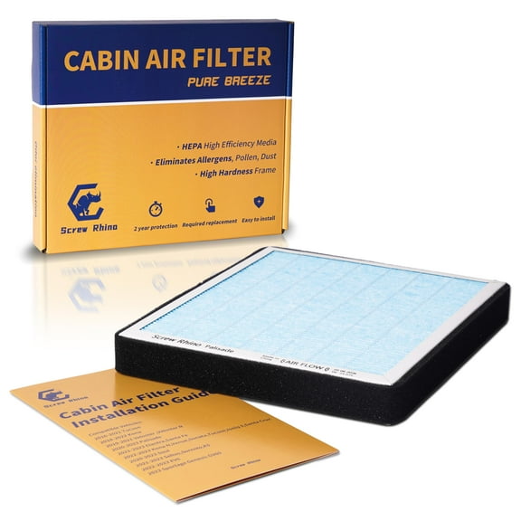 Cabin HEPA Air Filter with Activated Carbon,Replacement for CF11809,Fit for Chevrolet Silverado 1500LD/2500HD/3500HD/Suburban,GMC Sierra 1500/2500HD/3500HD/Yukon.
