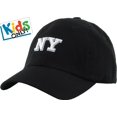 thumbnail image 1 of Kids Size NY Washed Cotton Baseball Cap Adjustable Dad Hat Youth Junior, 1 of 5