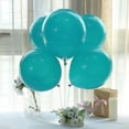 thumbnail image 3 of BalsaCircle 25 Peacock Teal Matte Round 12" Latex Helium Plain Balloons Wedding Events, 3 of 8