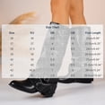 thumbnail image 2 of Women's Mid-Calf Boots Knight Boots Round Toe Belt Buckle Square Heel Slouchy Fashion Boots, 2 of 8