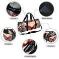 thumbnail image 2 of Butterfly All-Purpose Basketball Bag, Yoga Bag, Carry on Bag, Soccer Bag - 17.7 Inches with Interior Zipper Pocket, 2 of 6