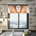 thumbnail image 2 of Lion Face Partern Curtain Valances Farmhouse Design Window Treatment Decor Blackout Rod Pocket for Windows Living Room Kitchen 54" x 18", 2 of 5