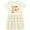 Natural with Stripes, variant on Inktastic I'm Going to Be a Big Sister Giraffe Girls Toddler Dress