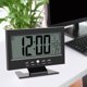 thumbnail image 2 of Reloj electrónico, reloj despertador con sensor de sonido digital LCD con calendario y pantalla de temperatura (negro), 2 of 5
