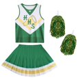 thumbnail image 1 of Cheerleader Costume For Kids Girls Stranger Things 4 Halloween Party Cheerleading Cosplay Outfits zhangyuxiang LED, 1 of 2