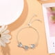 thumbnail image 3 of Chapado en oro de colores pulsera llena de pétalos de diamantes de imitación pulsera de circonio pulseras de ajuste para las mujeres, 3 of 3