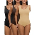 thumbnail image 1 of YouLoveIt Womens One Piece Smooth Shapewear Waist Trainer Seamless Round Neck Tummy Control Shapewear Bodysuit Firm Control Underwear Tummy Control Bodysuit Shapewear Tank Top, 1/3 pcs, 1 of 8