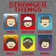 thumbnail image 2 of Netflix Infant's Stranger Things Group Shot 8-Bit Portraits Bodysuit, 2 of 3