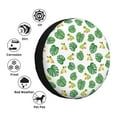 thumbnail image 4 of Salouo Frogs And Tropical Leaves Print Spare Tire Cover 14-17 inch Spare Tire Protector Universal Tough Tire Wheel Cover for Trailer SUV and Truck-17 inch, 4 of 6