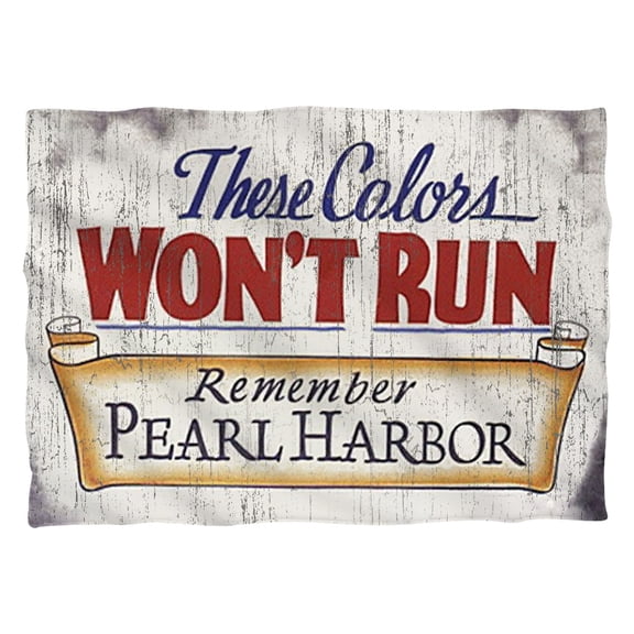 Army Won't Run Pillow Case White