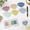 Heart Morandi, variant on Round Morandi 800 Count Transparent Round Sticky Notes with Marker Pen