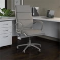 thumbnail image 2 of Pemberly Row High Back Contemporary Faux Leather Executive Office Chair in Gray, 2 of 9