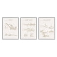 thumbnail image 2 of Stupell Industries Figure Charts of Construction Trucks Neutral Brown Designed by Daphne Polselli, 2 of 5