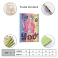 thumbnail image 2 of JOJO Siwa Cuadro decorativo colgante - Arte de pared - Póster enmarcado - Decoración de pared - Regalos para familia, amigos y aficionados 20*30 cm, 2 of 6