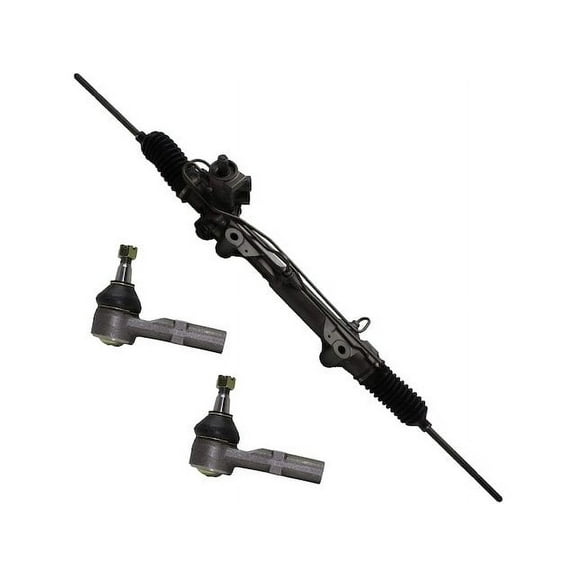 Front Steering Rack and Tie Rod End Kit - Compatible with 1999 - 2007 Ford Taurus 2000 2001 2002 2003 2004 2005 2006