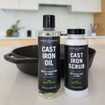 thumbnail image 5 of CARON & DOUCET - Cast Iron Care Seasoning Bundle - Cast Iron Oil & Cast Iron Scrub - 100% Plant Based Formulation - Helps Maintain Seasoning on All Cast Iron Cookware, 5 of 6