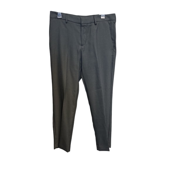 Perry Ellis Mens Modern fit Dress Pants 34 / 30 Black Solid