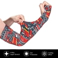thumbnail image 3 of Picia Fire Sign Arm Sleeves for Men and Women - Tattoo Cover Up UPF 50+ Cooling Sports Sleeve for Basketball Golf Football-One Size, 3 of 8