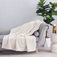 thumbnail image 2 of Mainstays Textured Plush Oversized Couch Throw Blanket, Pink Smoke, 50 x 72 in, 2 of 6