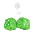 thumbnail image 2 of jinwen 2Pcs Mirror dices Soft Hanging dices Model for Ornament Decoration green, 2 of 9