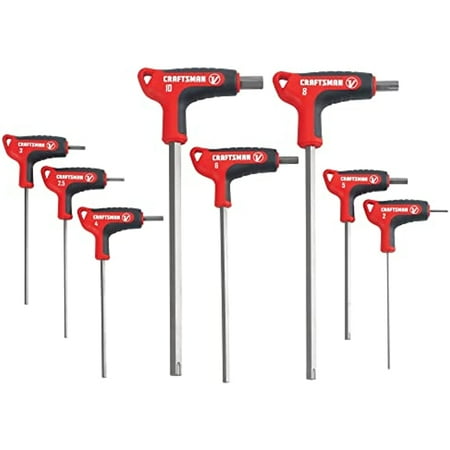 UPC: 0885911738415 | CRAFTSMAN V-SERIES 8PC X-TRACT MM T-HANDLE SET (CMHT26161V)