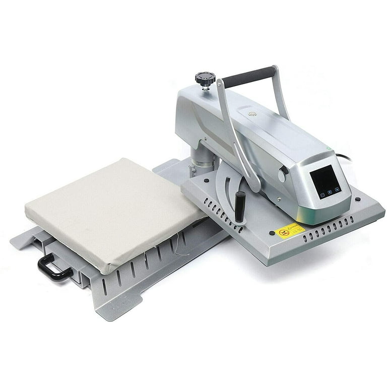 Miumaeov Pull Out Shaking Head Heat Press Machine 15x15 inch 110v T Shirt Printing Machine Digital Heat Transfer Industrial Quality Power Press