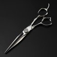 thumbnail image 2 of Tijeras de barbero profesionales de 6 pulgadas, acero japonés 440C, tijeras ergonómicas para cortar el cabello., 2 of 3