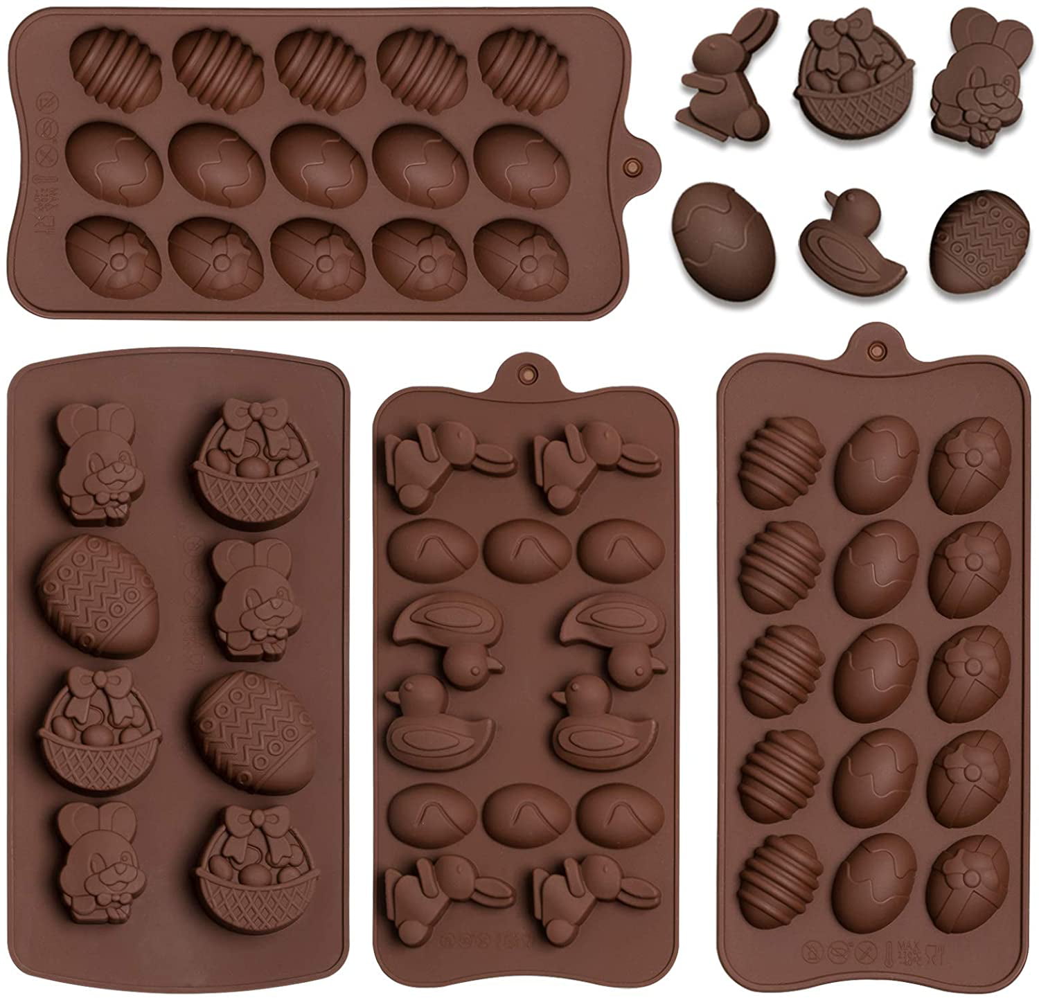 Easter Rabbit Silicone Fondant Cake Chocolate Mold Candle Soap Resin Wax Mould 