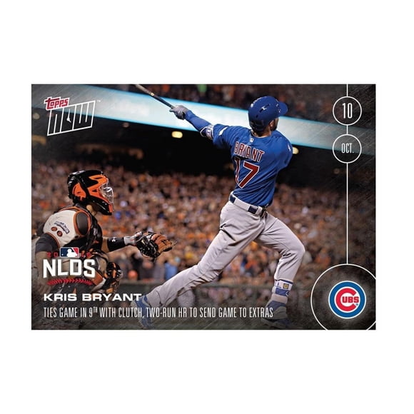 La carta coleccionable supera ahora a Kris Bryant #566 Chicago Cubs MLB