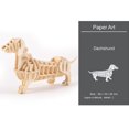thumbnail image 1 of 3D Ornaments Wooden Puzzle Animal Assembly Kits DIY Table Decoration Safe and Non-Toxic Easy Punch Out Gift Children PuzzleChina Gao Jinjia LED, 1 of 2