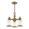 thumbnail image 6 of Livex Lighting - Middlebush - 3 Light Convertible Mini Chandelier in Traditional, 6 of 12