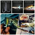thumbnail image 4 of WuPing 5 Pack Fishing Lures for Bass, Catfish, Pike, Perch - Floating Pencil Bait With Rotating Tail for Freshwater or Saltwater, 4 of 7