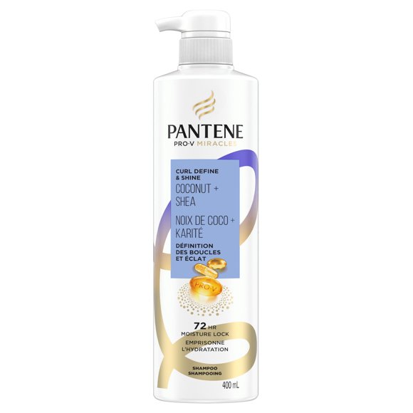 Pantene Pro-V Miracles Curl Define & Shine Coconut + Shea Sulfate-Free Shampoo