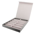 thumbnail image 2 of Caja Para Múltiples Gafas, Coleccionista De Gafas Con 12 Ranuras, Caja De Almacenamiento Versátil Para Gafas De Sol, Expositor De Gafas Con Tapa Para Relojes, 2 of 7