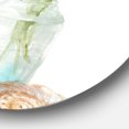 thumbnail image 2 of Designart 'Cottage Florals III' Farmhouse Metal Circle Wall Art, 2 of 3