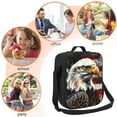 thumbnail image 4 of Ratiio Retro American Eagle A Print Lunch Box - Reusable Lunch Bag Men Adult Women- Insulated LunchBox, 4 of 6