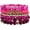 D, variant on Women’s 7-Piece Boho Stackable Bracelet Set, Vintage Crystal Beaded Bracelets with Resin Beads & Gold Tone Accents, Layered Hippie Fashion Jewelry Gift
