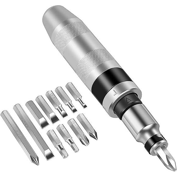 13-piece Ratchet Screwdriver Bit Screwdriver Set Screwdriver Phillips Screwdriver Slotted Screwdriver Multifunctional Screw Extractor Remover Repair K
