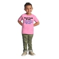 thumbnail image 3 of Don’t Look At Me Smell From Daddy Toddler Boy Girl T Shirt Infant Toddler Brisco Brands 18M, 3 of 6