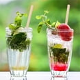 thumbnail image 7 of Natural Bamboo Straws,Happon 20 Pcs of 7.8" Reusable Drinking Straws, Bamboo Wooden Straw for Party, Weddings, Picnics, Holidays, 7 of 7