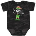 thumbnail image 3 of Inktastic Funny Christmas I'm the Boss Elf with Shoes and Hat Boys or Girls Baby Bodysuit, 3 of 5