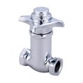 thumbnail image 1 of Central Brass 0331-V1-2 Self-Close Straight Stop - Polished Chrome, 1 of 1