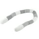 thumbnail image 2 of Protector de cuna de algodón con forma de serpiente, cojín suave para cuna infantil, decoración de valla, empalme gris, 2 of 14