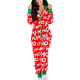 thumbnail image 3 of Pijamas de franela cálidos con capucha Kigurumi para mujer, pijamas de Papá Noel con cremallera para Navidad, ropa de dormir de invierno para adultos, disfraces de anime, mono, 3 of 5