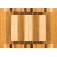 thumbnail image 1 of Ahgly Company Indoor Rectangle Abstract Orange Contemporary Area Rugs, 2' x 4', 1 of 1
