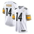 thumbnail image 1 of Men's Pittsburgh Pickens 14 White Stitched Game Player T-shirts, Medium, 1 of 2