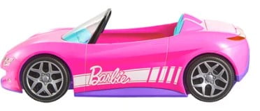 Hot Wheels Barbie RC Convertible Car with 2 Barbie Dolls