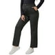 thumbnail image 4 of Pantalones de maternidad de mujer INSPIRE CHIC con cintura elástica, cordón, sobre el vientre, de pierna ancha, con bolsillos, color negro, 4 of 6
